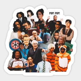 Community TV Show Collage Sticker